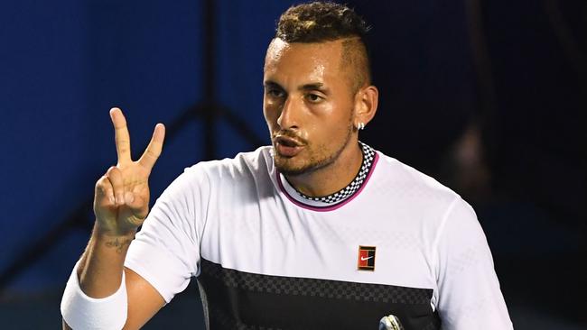 Can Nick Kyrgios finally put it all together at his home slam? Picture: AFP