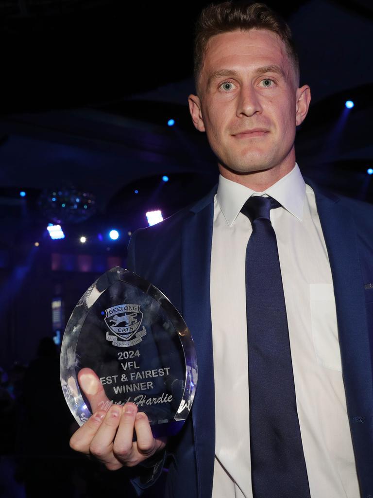 Mitch Hardie won Geelong’s VFL best-and-fairest. Picture: Mark Wilson