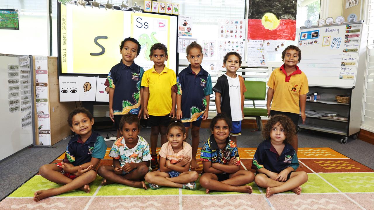 My First Year 2025 – Yarrabah State School Prep Class H. From back row: Isoelani, Solomon, Ava, Aliziah, Ronald. Remis, Cory, Tahzarli, Opal, Charles-Clayton. Picture: Brendan Radke