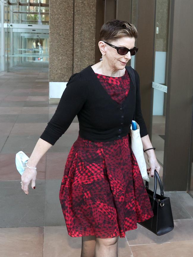 Julie Andrew, who is giving evidence in the Chris Dawson trial at Supreme Court in Sydney. Picture: NCA NewsWire / Dylan Coker