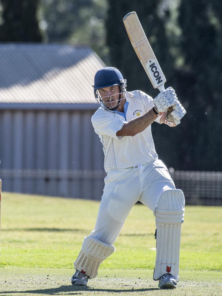 Brian May bats for Wests.