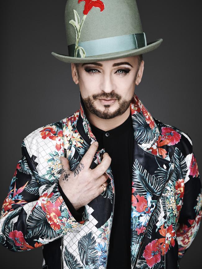 The Voice coach Boy George. Picture: Supplied/Nine