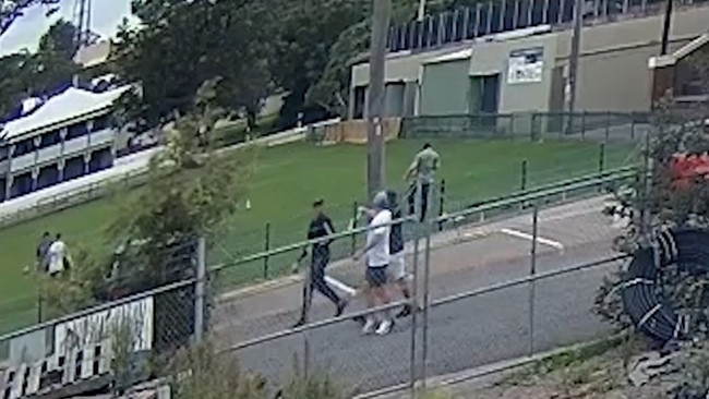 Police release CCTV footage of three men and two vehicles in the investigation of the kidnapping of a 38-year-old man at Rutherford on February 27. Credit: NSW Police