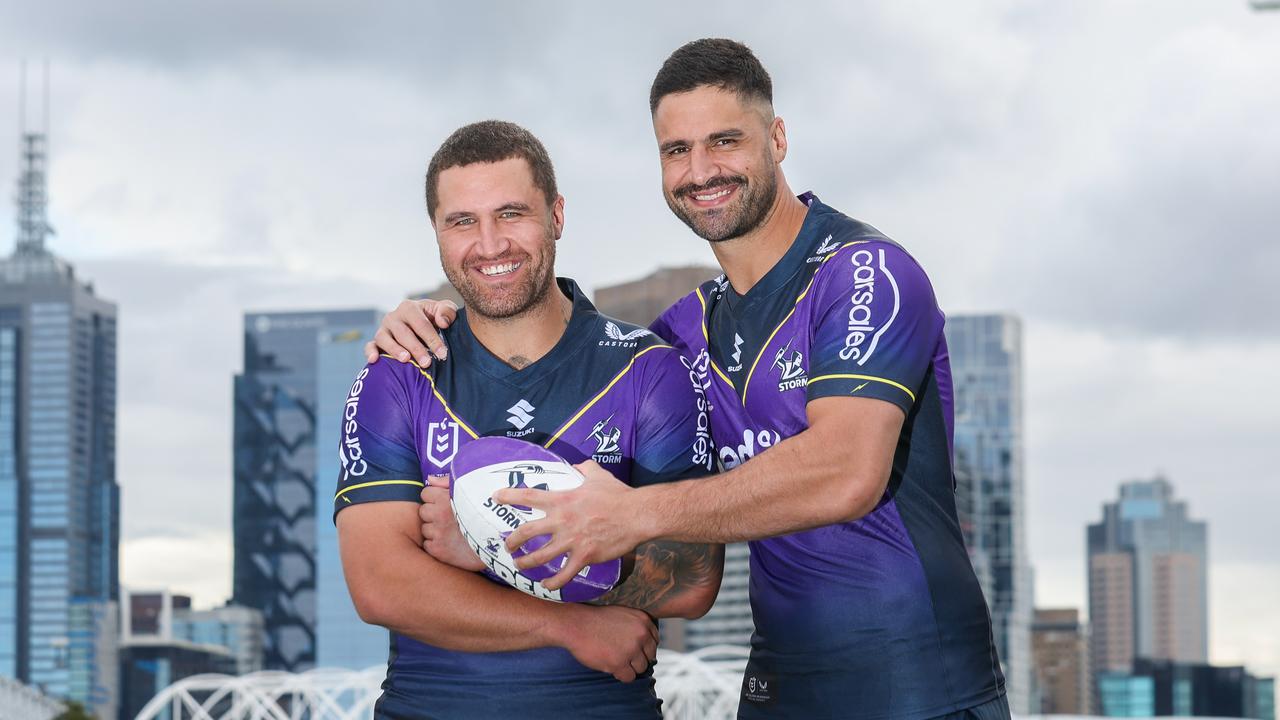 Kenny and Jesse Bromwich are living out their childhood dreams. Picture: Brendan Beckett