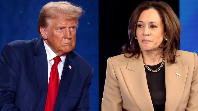 There is a remote possibility the contest between Donald Trump and Kamala Harris will result in a tie. Picture: AFP.