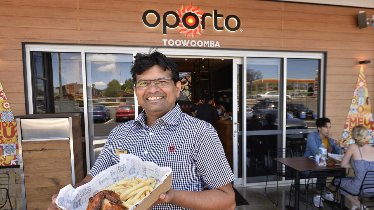 Excited to open Oporto Toowoomba was franchisee Reddy Goguri.