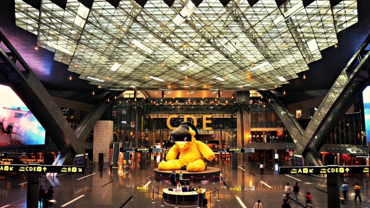 Hamad International Airport in Doha, Qatar has been voted one of the best in the world. Picture: Supplied