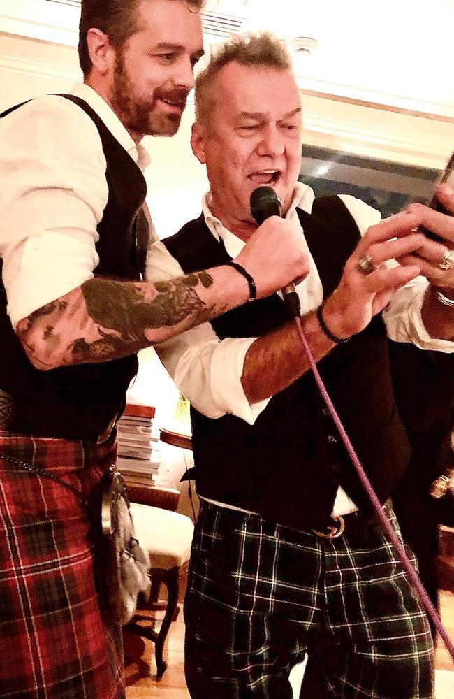 The Scottish brothers also swapped songs for their cooking playlists. Picture: Instagram