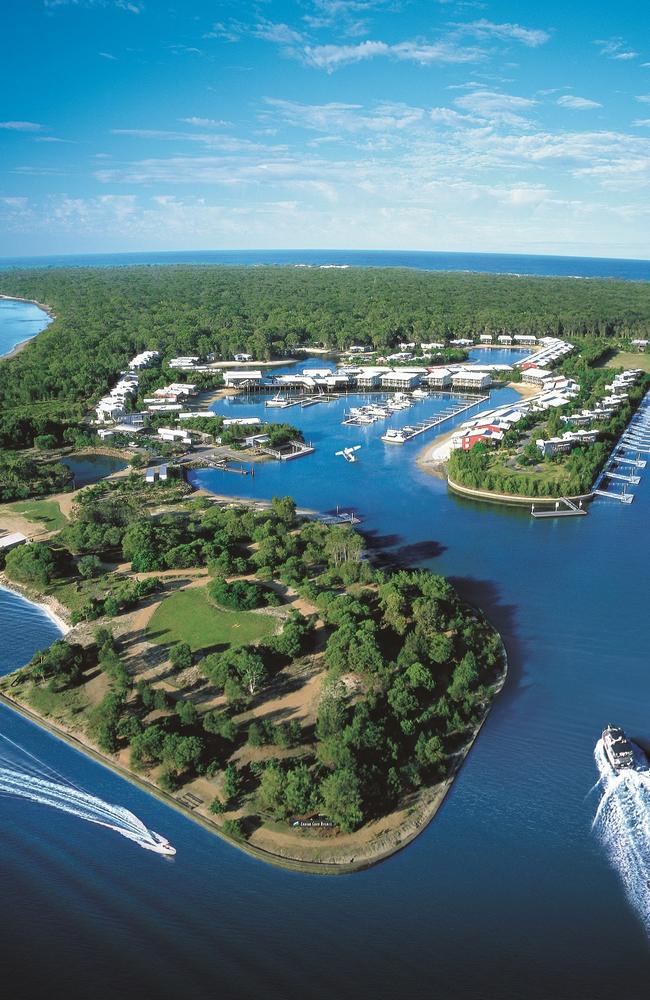 Couran Cove Island Resort in its heyday.