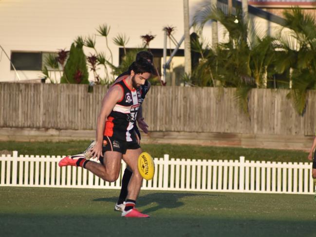 Alec Townsend in action for North Mackay Saints. Picture: Matthew Forrest