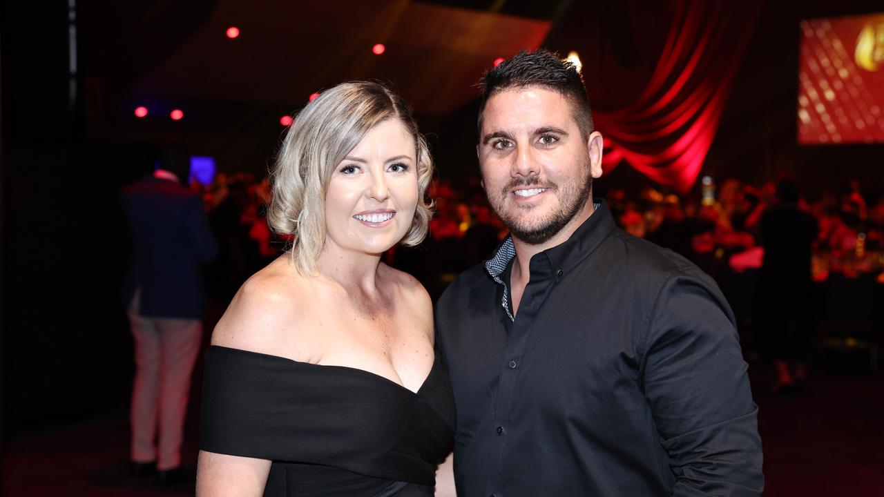 Katie Russo and Josh Russo at the Cairns Chamber of Commerce Business Excellence Awards gala dinner, held at the Cairns Convention Centre. Picture: Brendan Radke