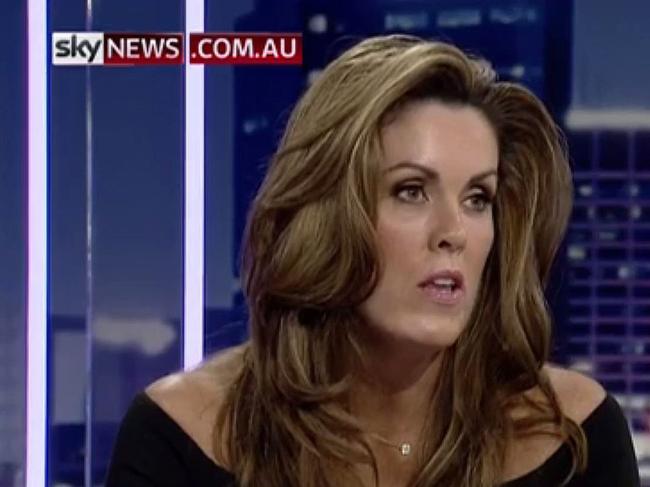 Peta Credlin, Tony Abbott’s former chief of staff, on Sky News.