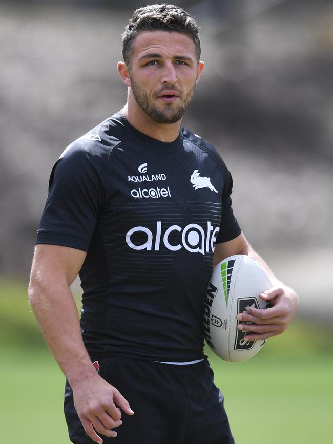 Injury forced Sam Burgess into early retirement on Wednesday, the same day the charge of intimidation was laid.