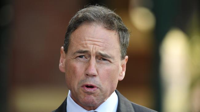 Health Minister Greg Hunt. Picture: AAP