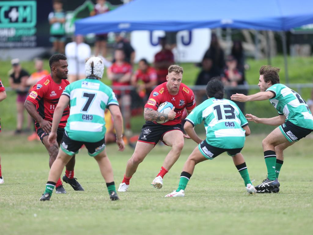 PBC Allygators vs. Colleges Knights. Blake Griffin. 20April 2024 Currumbin Picture by Richard Gosling