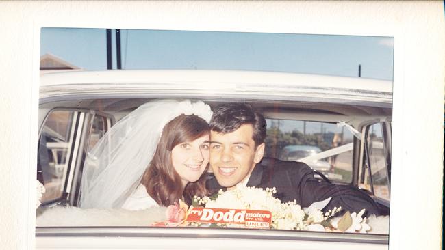 Vili and Rosemary Milisits on their wedding day.