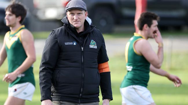 Old Eltham Collegians coach Matt Sleeman. Picture: George Salpigtidis