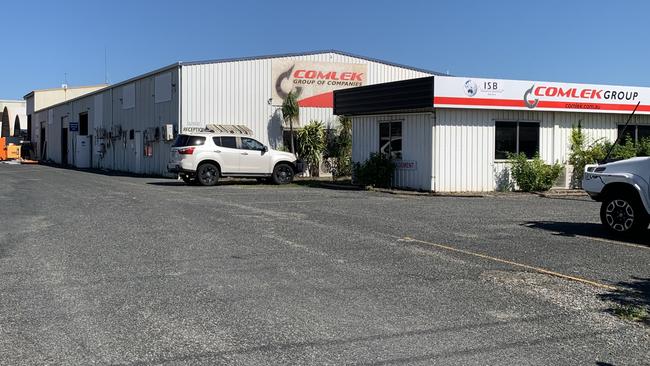 The Comlek Group warehouse at Mackay Harbour. Picture: Duncan Evans