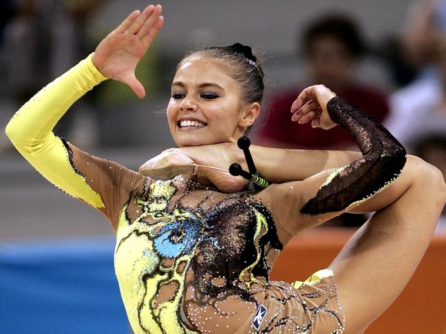 Alina Kabaeva was once dubbed “Russia’s most flexible woman”. Picture: AP