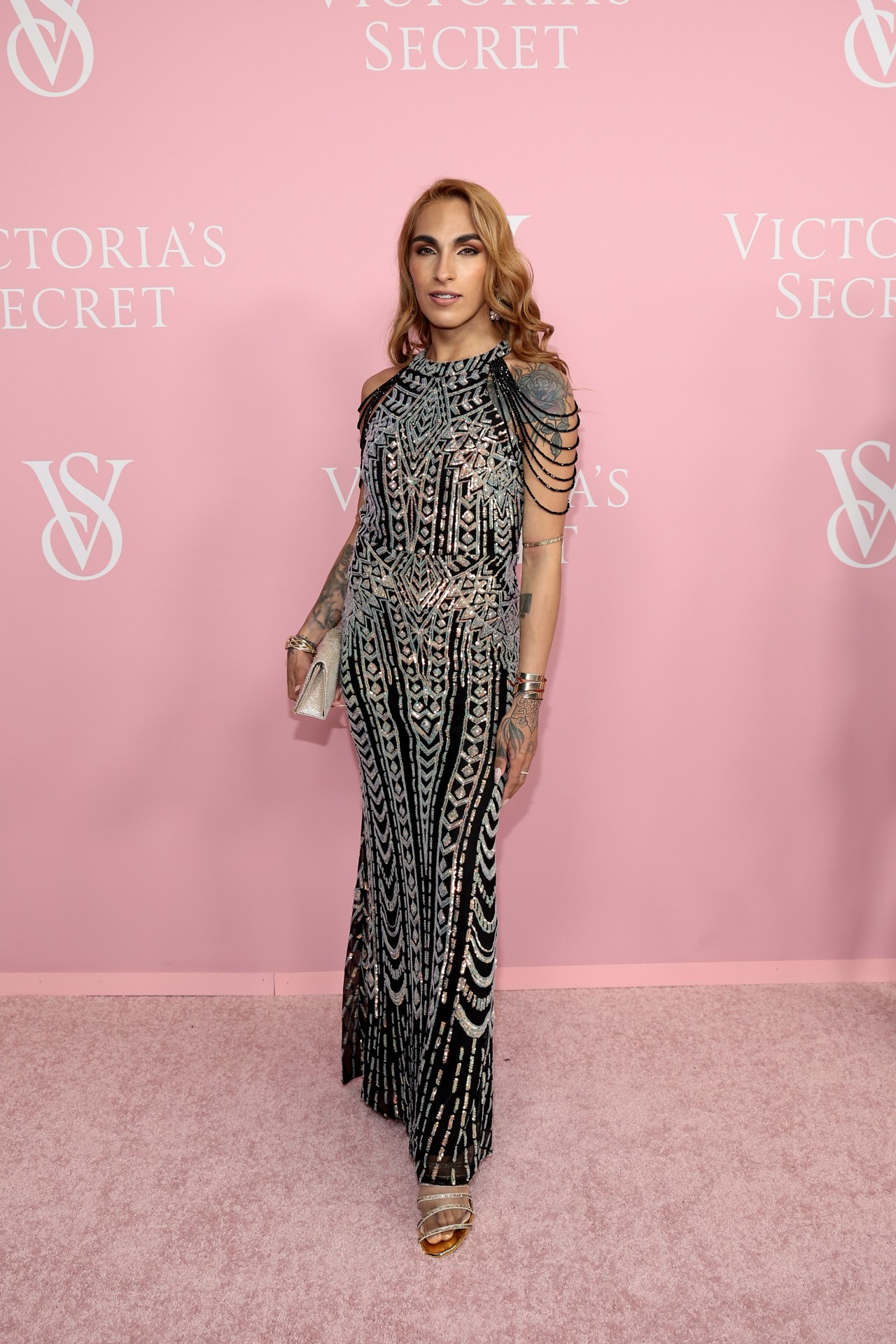 Lori Harvey, 26, shows off amazing figure in just a bra and shows off bra  at the Victoria's Secret World Tour red carpet