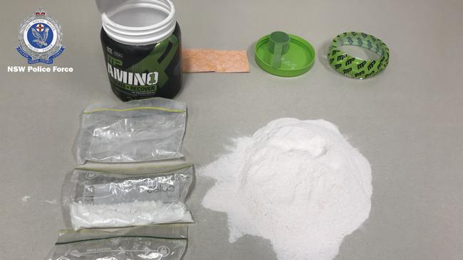 Evidence seized by police in December. Picture: NSW Police