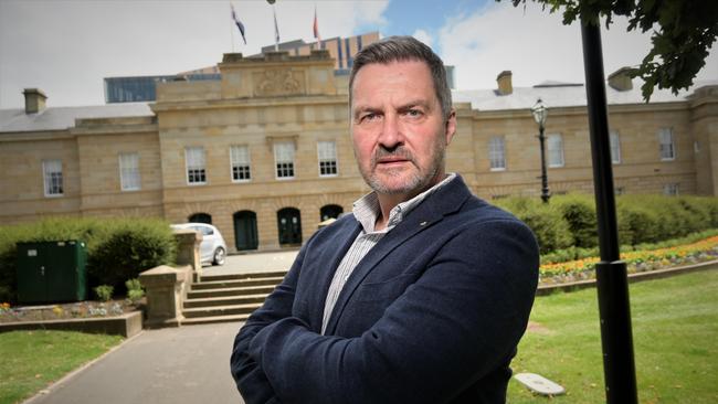 Rodney Croome, from Equality Tasmania, says the new Religious Discrimination Bill will weaken Tasmania's anti-discrimination laws and open the doors to bigotry. Picture: Kenji Sato