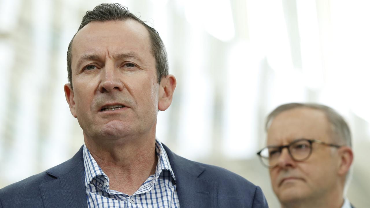 Mark McGowan announced his decision to resign on Monday. Picture: NCA NewsWire/Philip Gostelow