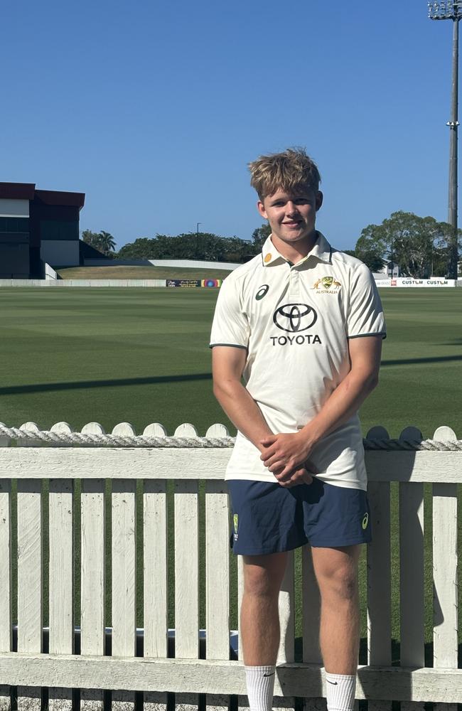 Mackay young gun Jack Law had the opportunity of a lifetime when he featured for Australia A against India A. Picture: Mitch Turner