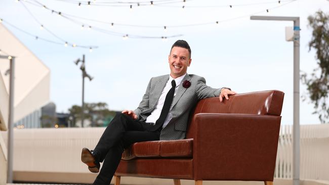 Walk of Fame star recipient Michael Griffiths at the Adelaide Festival Theatre. Picture: TAIT SCHMAAL.