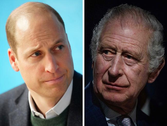 Prince William and King Charles.