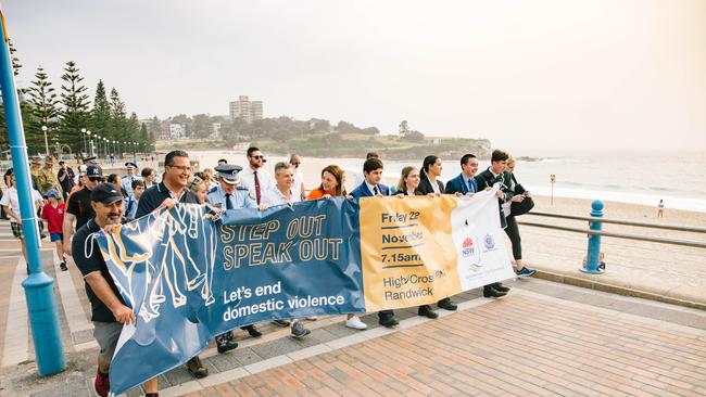 The march attracted hundreds of people on Friday morning. Picture: Mark Bond www.markbond.com