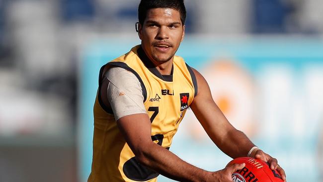 Sam Petrevski-Seton in action for Western Australia during the under-18 national championships.