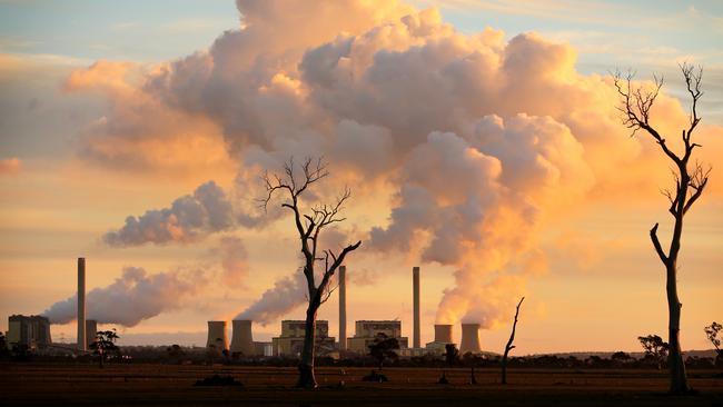 The Loy Yang power station near Traralgon in Victoria’s Latrobe Valley. Picture: Stuart McEvoy