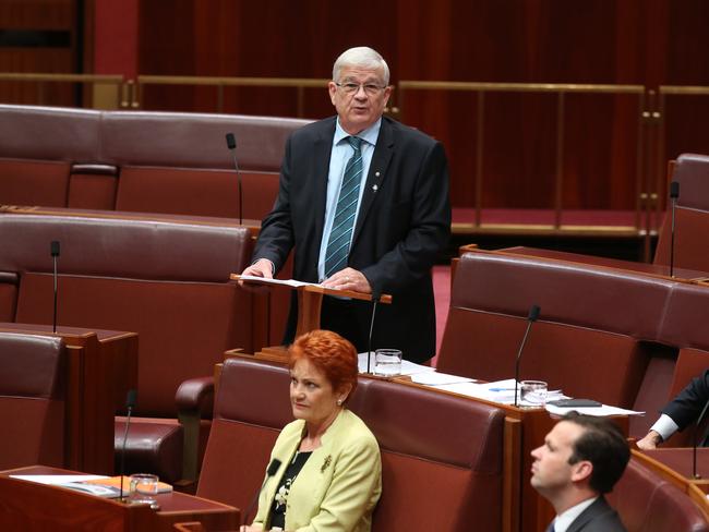 One Nation Senator Brian Burston is the only Australian politician heading to Donald Trump’s inauguration. Picture: Kym Smith