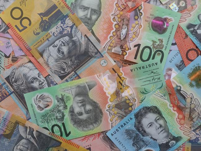 AUSTRALIA - NewsWire Photos - General view editorial generic stock photo of Australian cash money currency. Picture: NCA NewsWire / Nicholas Eagar