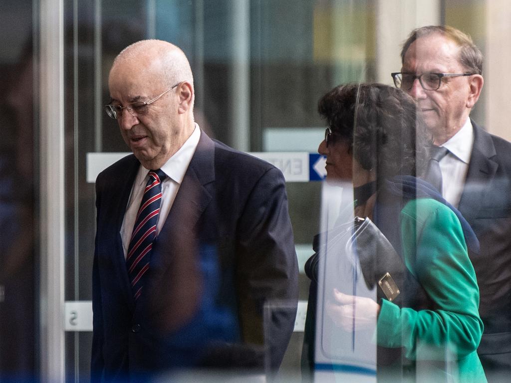 Eddie Obeid arrives at the Supreme Court in Sydney, Monday, February 10, 2020. Former NSW Labor minister Eddie Obeid's trial over a coal exploration licence is set to begin. (AAP Image/James Gourley) NO ARCHIVING