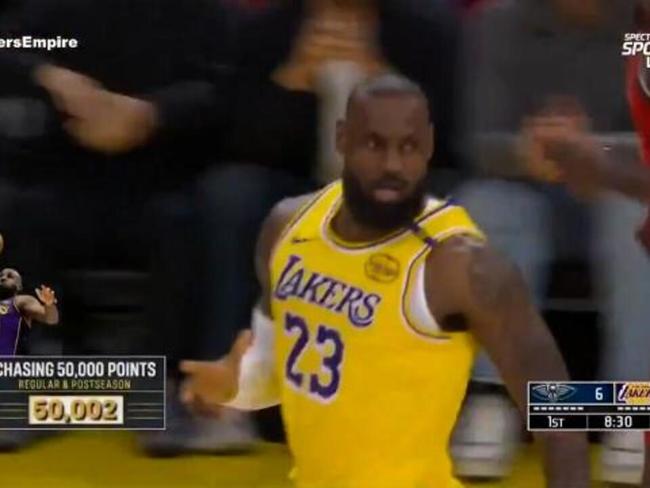 'GOT IT' Lebron hits 50,000 points!