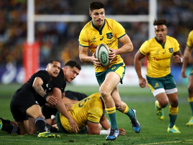 Impressive youngster Jack Maddocks parlayed his fine form into national selection in Bledisloe. Picture: Getty Images