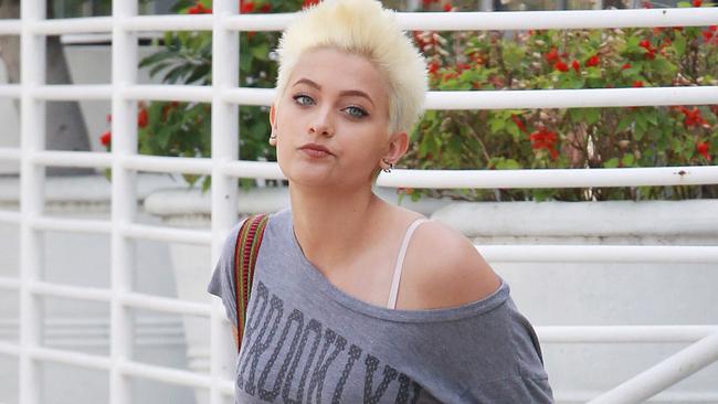 Paris Jackson spent Saturday with her godfather, Macauley Culkin. Picture: Splash News