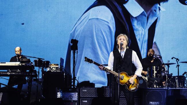 Paul McCartney performing with his band last year at Glastonbury Festival, Worthy Farm, Pilton. Picture: MJ Kim / MPL Communications