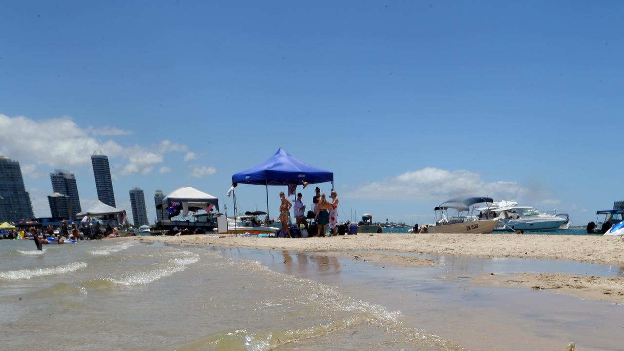 Australia Day at Wave Break Island. Photo by Richard Gosling