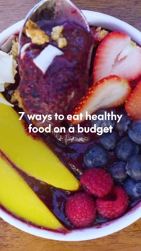 7 ways to eat healthy food on a budget