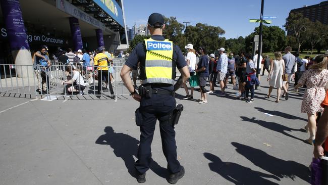 Higher fees will be passed on to organisers by Victoria Police. Picture: David Caird