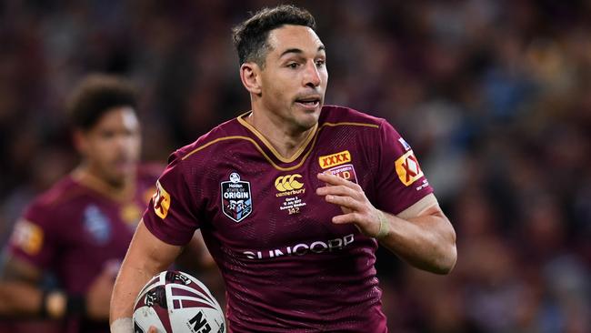 Billy Slater in action during the 2017 State of Origin decider. Picture: AAP