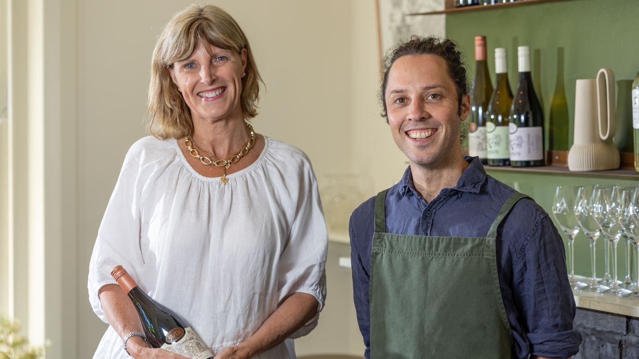 Ondeen co-founder and managing director, Deborah Kingsbury and head chef, Kane Pollard. Picture: Ben Clark