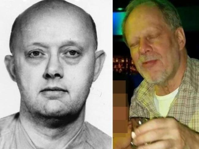 Stephen Paddock (right) and his bank robber father Benjamin Paddock (left).