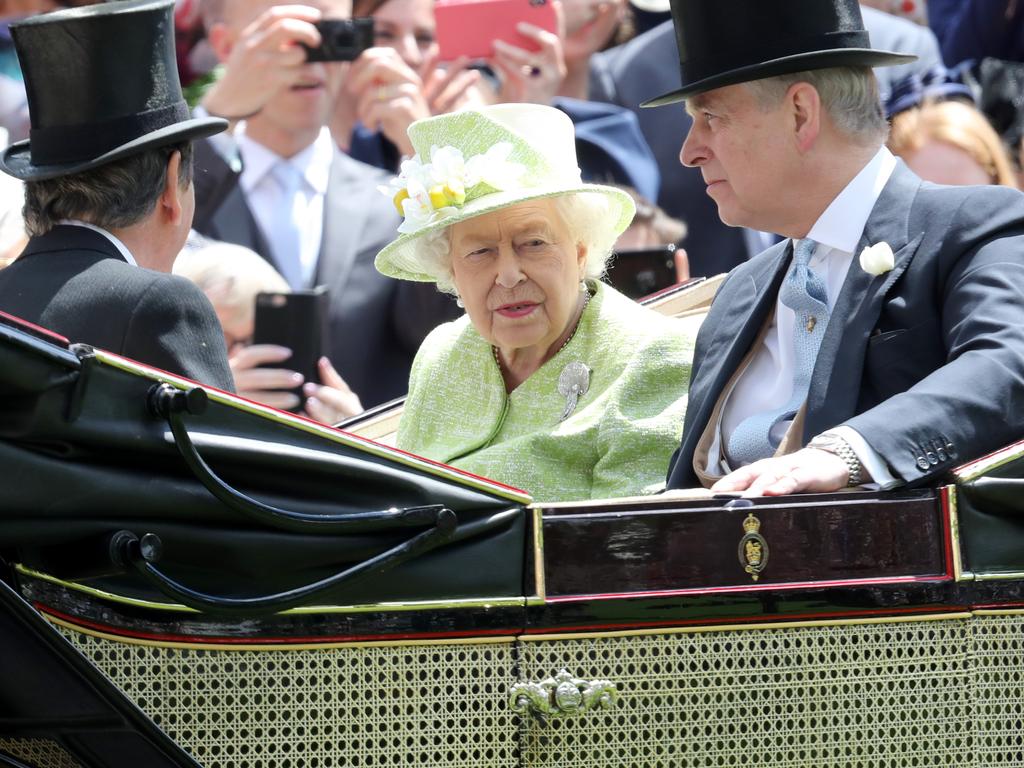 The Queen and Prince Andrew off to Royal Ascot. Picture: Getty