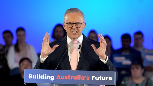 Labor is defending its first major election pitch the Coalition unleashes a firestorm of criticism. Picture: NewsWire / Dean Martin