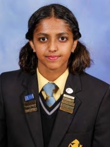 Bacchus Marsh Grammar school captain: Pravallika Tripurana.