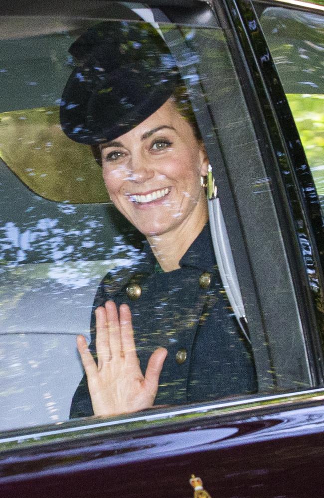 Kate Was all smiles for the photographers. Picture: Getty Images